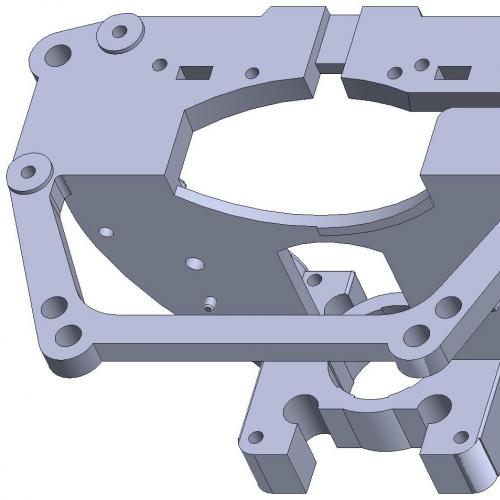 车用大透镜灯反光杯支架